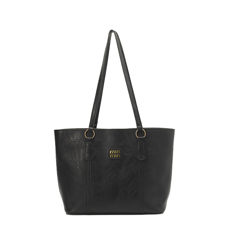 2025 Korean Style Minimalist Casual Tote Bag Fashion Commuter Shoulder Bag Niche Design Handbag for Women - Image 5